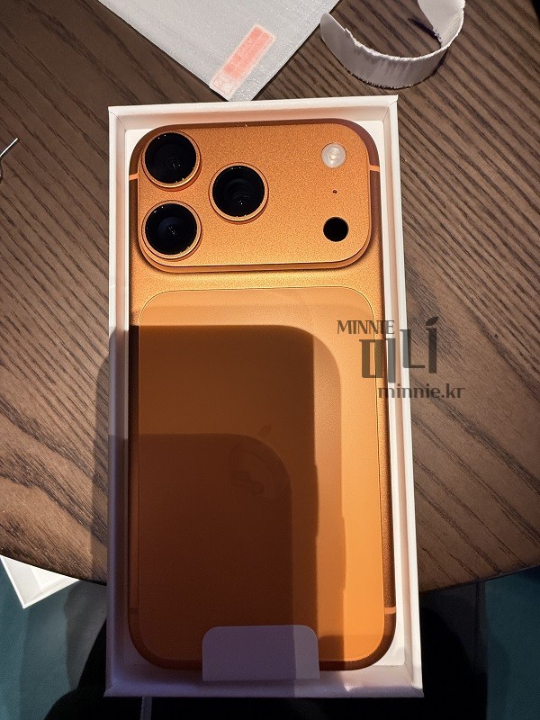 아이폰 17프로 뒷면 모습